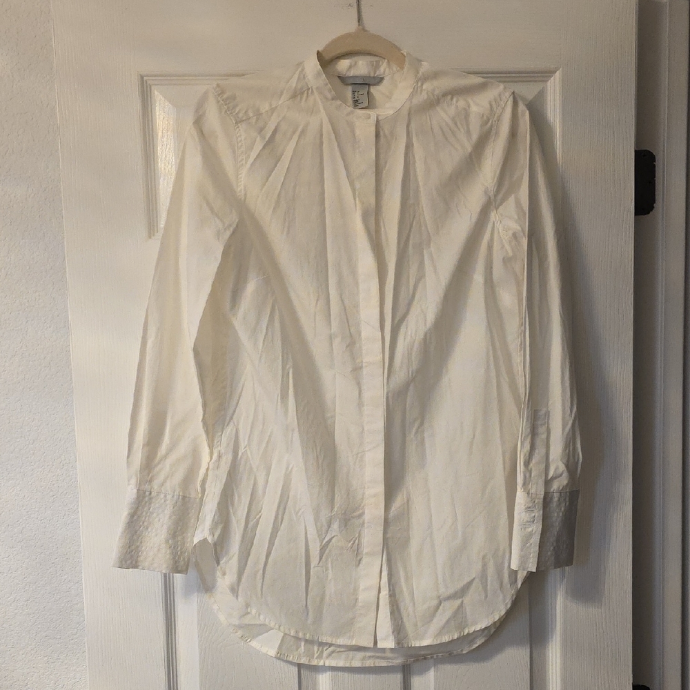 H&M White Button Down Shirt